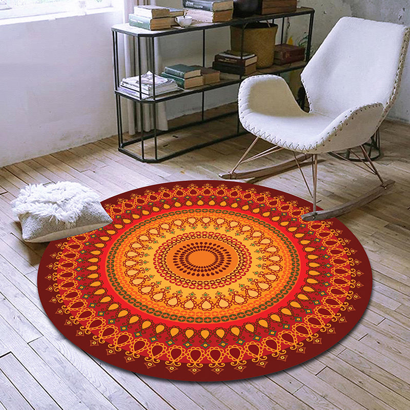 Exclusive Moroccan rug Multicolored tribal floral rug Pet-friendly Machine washable non-slip rug for the room