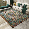 Magnificent Floral Printed Rug Multi-Color Moroccan Rug Polyester Washable Non-Slip Underlay Stain-Resistant Carpet for Guest Room