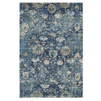 Moroccan Style Print Carpet Multicolor Polyester Carpet Non-Slip Pet-Friendly Machine Washable Carpet for Living Room