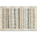 Beautiful Moroccan Rug Multicolored symmetrical printed carpet non-slip machine washable pet-friendly rug for the room