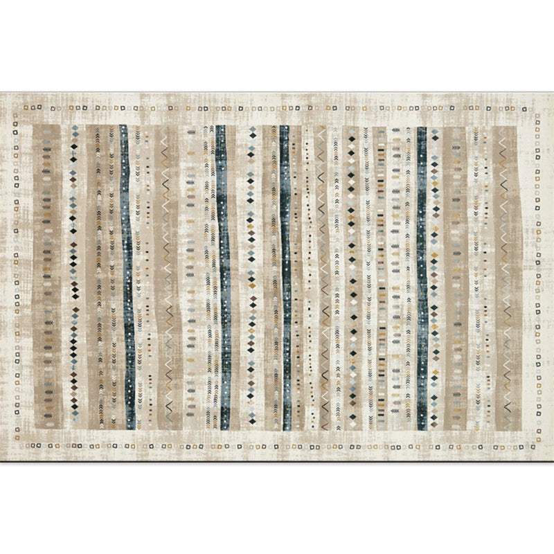 Beautiful Moroccan Rug Multicolored symmetrical printed carpet non-slip machine washable pet-friendly rug for the room