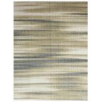 Multicolor geometric rug synthetic contemporary area rug pet-friendly non-slip back washable rug for the living room