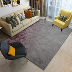 Multicolor geometric rug synthetic contemporary area rug pet-friendly non-slip back washable rug for the living room