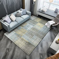 Nordic Geometric Pattern Rug Multi-Color Polypropylene Rug Non-Slip Washable Stain-Resistant Rug for Large Room