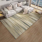 Nordic Geometric Pattern Rug Multi-Color Polypropylene Rug Non-Slip Washable Stain-Resistant Rug for Large Room