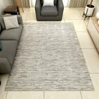 Nordic Geometric Pattern Rug Multi-Color Polypropylene Rug Non-Slip Washable Stain-Resistant Rug for Large Room