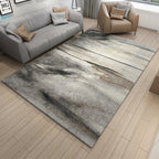 Nordic Geometric Pattern Rug Multi-Color Polypropylene Rug Non-Slip Washable Stain-Resistant Rug for Large Room