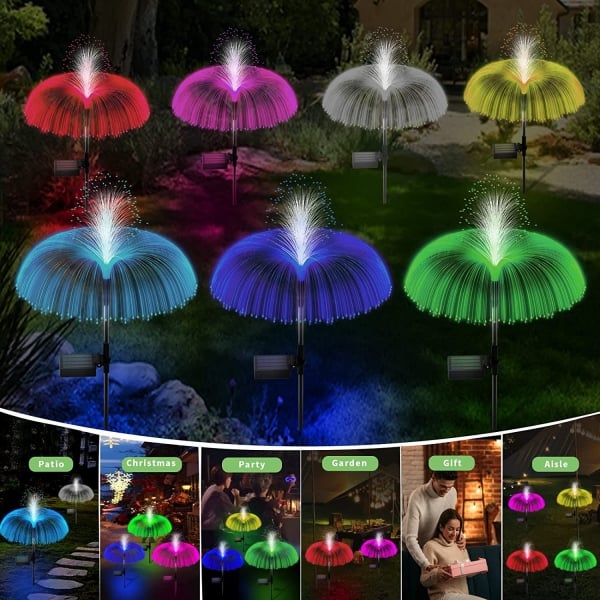 Solar glowing Jelly lights