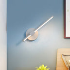 Acrylic Wall Light Bar Simple LED Black/White Wall Mounted Lamp with Rotatable Design in Warm/White Light
