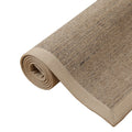Simple Multicolor Solid Area Rug Jute Lodge Rug Machine Washable Rug for Indoor with Border for the Living Room