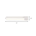 Adjustable acrylic-colored linear wall lamp Simplicity LED Black/White Wall-mounted light, Warm/White light