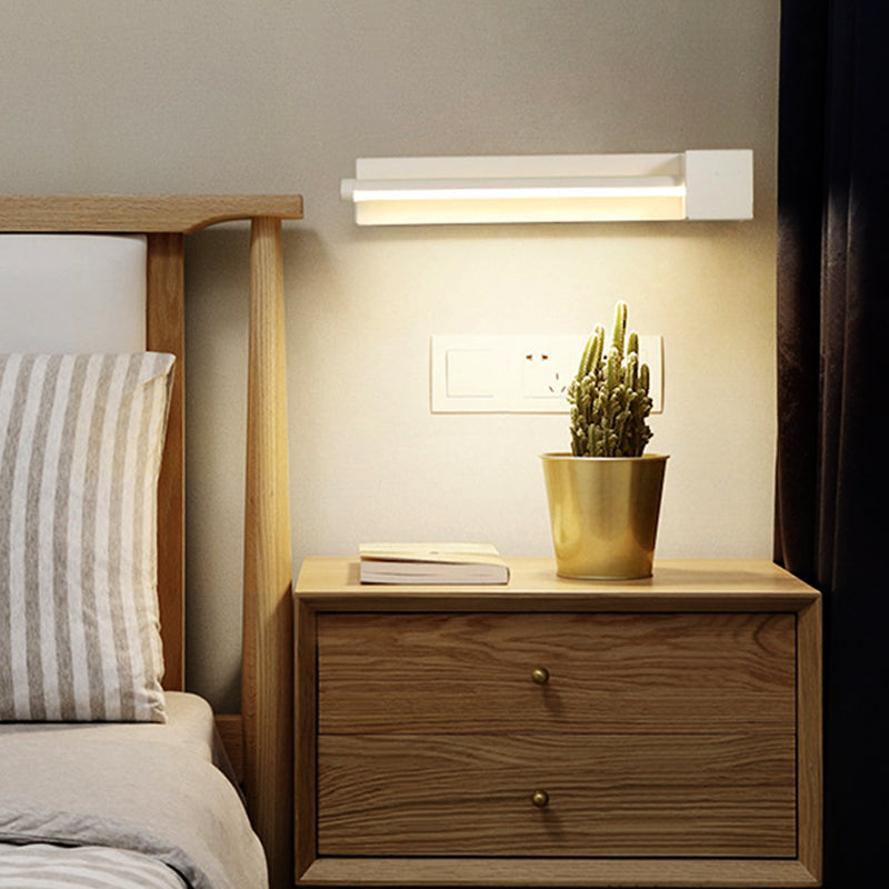 Adjustable acrylic-colored linear wall lamp Simplicity LED Black/White Wall-mounted light, Warm/White light