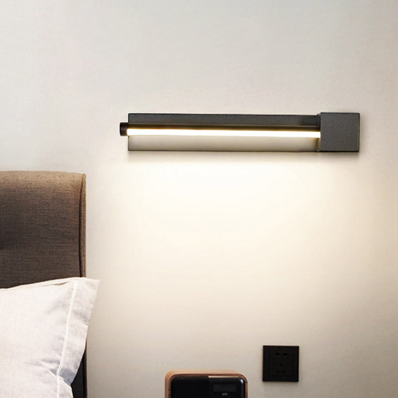 Adjustable acrylic-colored linear wall lamp Simplicity LED Black/White Wall-mounted light, Warm/White light