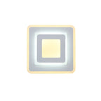 Minimalist Acrylic Round/Square Wall Lamp Cozy Energy-Saving LED White Wall Lamp, Warm/White Light