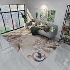 New Modern Style Rug Multicolored geometric rug Stain resistant Machine washable Non-slip rug for the living room
