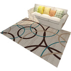New Modern Style Rug Multicolored geometric rug Stain resistant Machine washable Non-slip rug for the living room