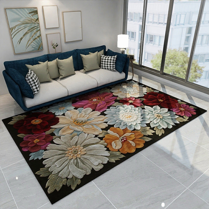 New Modern Style Rug Multicolored geometric rug Stain resistant Machine washable Non-slip rug for the living room