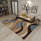 New Modern Style Rug Multicolored geometric rug Stain resistant Machine washable Non-slip rug for the living room