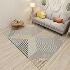 New Modern Style Rug Multicolored geometric rug Stain resistant Machine washable Non-slip rug for the living room