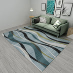 New Modern Style Rug Multicolored geometric rug Stain resistant Machine washable Non-slip rug for the living room