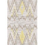 Modern Geometry Color Block Rug Multicolor Polyester Rug Pet Friendly Non-Slip Back Washing Machine Safe Rug for Room