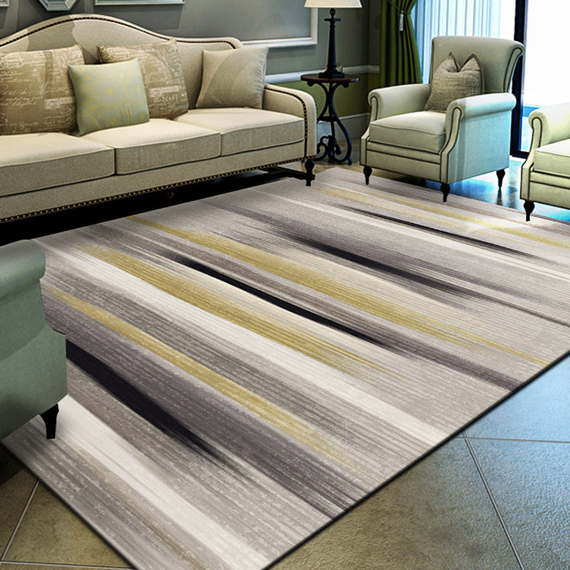 Unique geometric print rug Multicolored Modern rug Synthetic Stain-resistant Washable Non-slip backing Rug for home