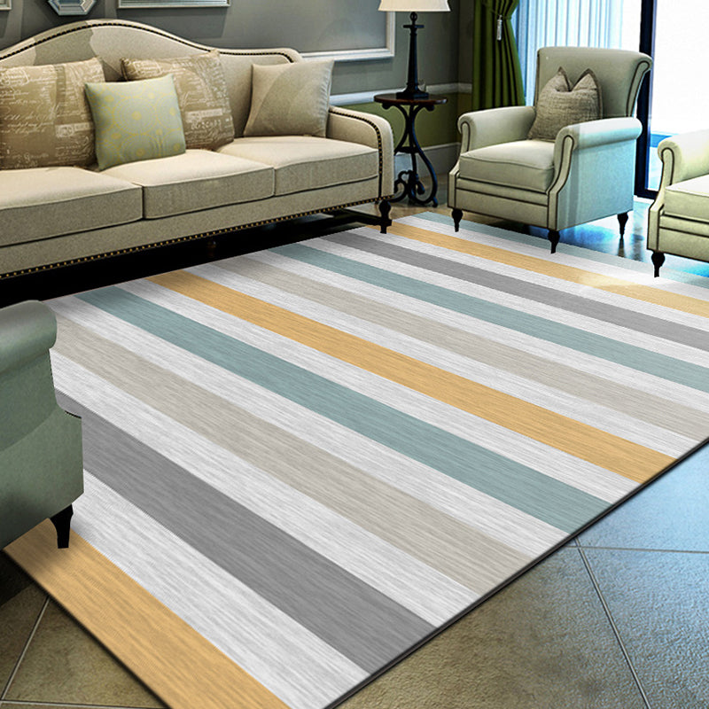 Unique geometric print rug Multicolored Modern rug Synthetic Stain-resistant Washable Non-slip backing Rug for home