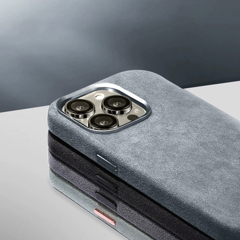 Italian Alcantara Magnetic Case for Iphone
