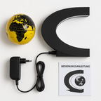 AstroGlobe LED World Globe – Floating Globe Lamp with Magnetic Suspension
