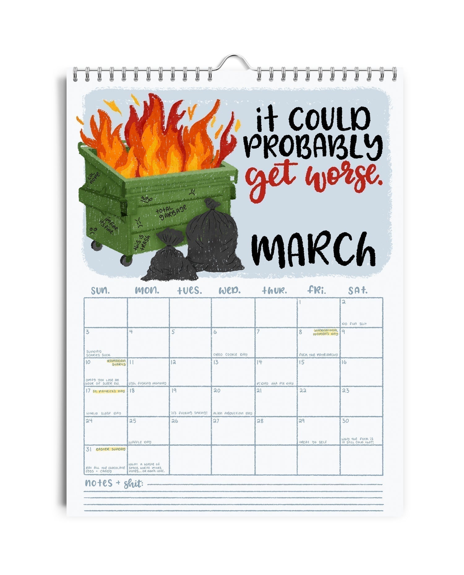 NOW IT'S BACK ON 2025 CALENDAR