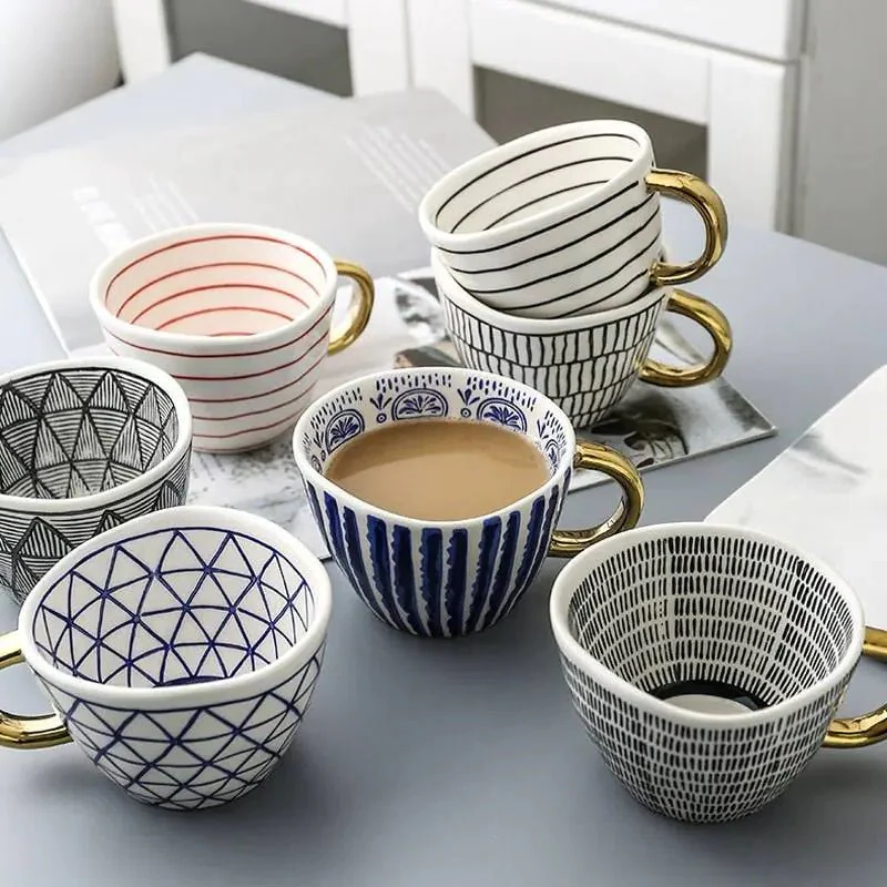Hand Painted Ceramic Mugs
