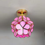 Ceiling lamp in floral design style