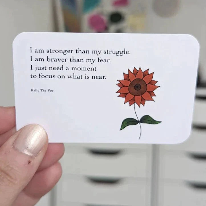 Anxiety-reducing Pocket Poetry