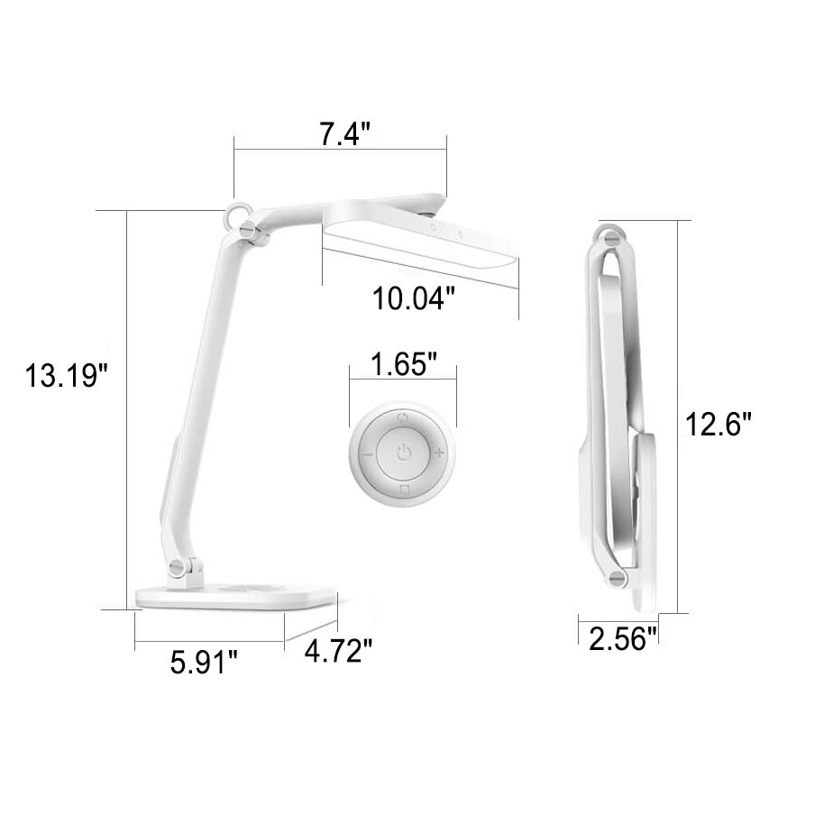 Modern Student Eye Protection USB Charging Folding LED Desk Lamp