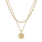 Golden Initial Necklaces for Women
