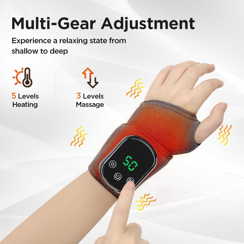 Heated Vibration Wrist Massager
