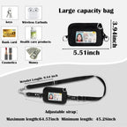 Adjustable Phone Lanyard Crossbody Strap with Wallet
