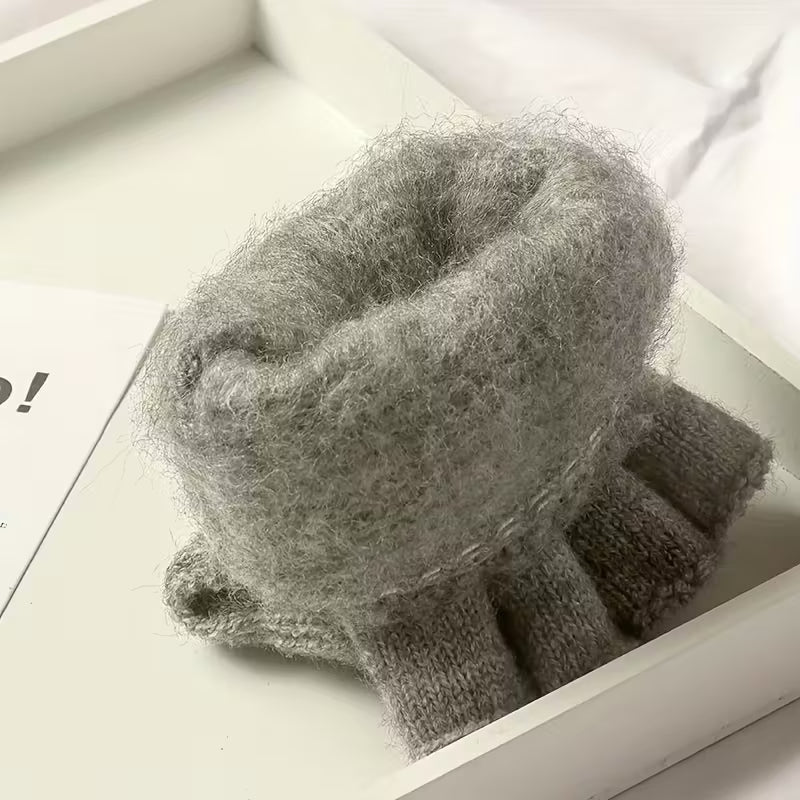 Men's WinterPro Fingerless Gloves – Thick, Warm and Comfortable