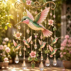 Graceful Hummingbird Wind Chime