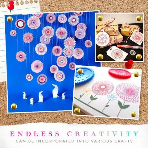22-piece Spiral Ruler Set – Creative Drawing with System