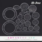 22-piece Spiral Ruler Set – Creative Drawing with System
