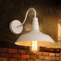 Single Bulb Wall Lamp Vintage Pot Cover Iron Wall Mounted Lamp for Restaurant