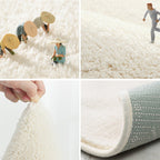 Cute Kids Room Carpet Multi color Plant Printed Area Rug Polyester Non-Slip Rug Machine Washable Carpet
