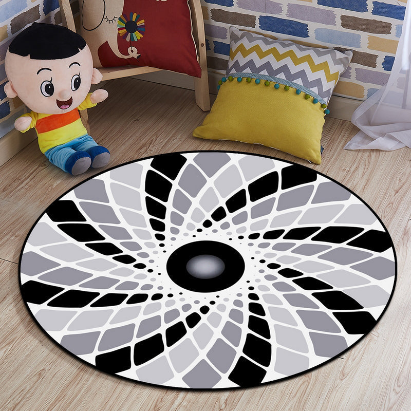 Multi-colored comfort carpet cotton blend animal print carpet pet-friendly maintenance-friendly carpet for children's room