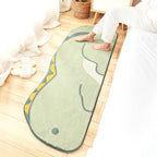 New Cartoon Animal Rug Multicolored Soothing Rug Synthetic Stain Resistant Non-Slip Rug for Children's Room
