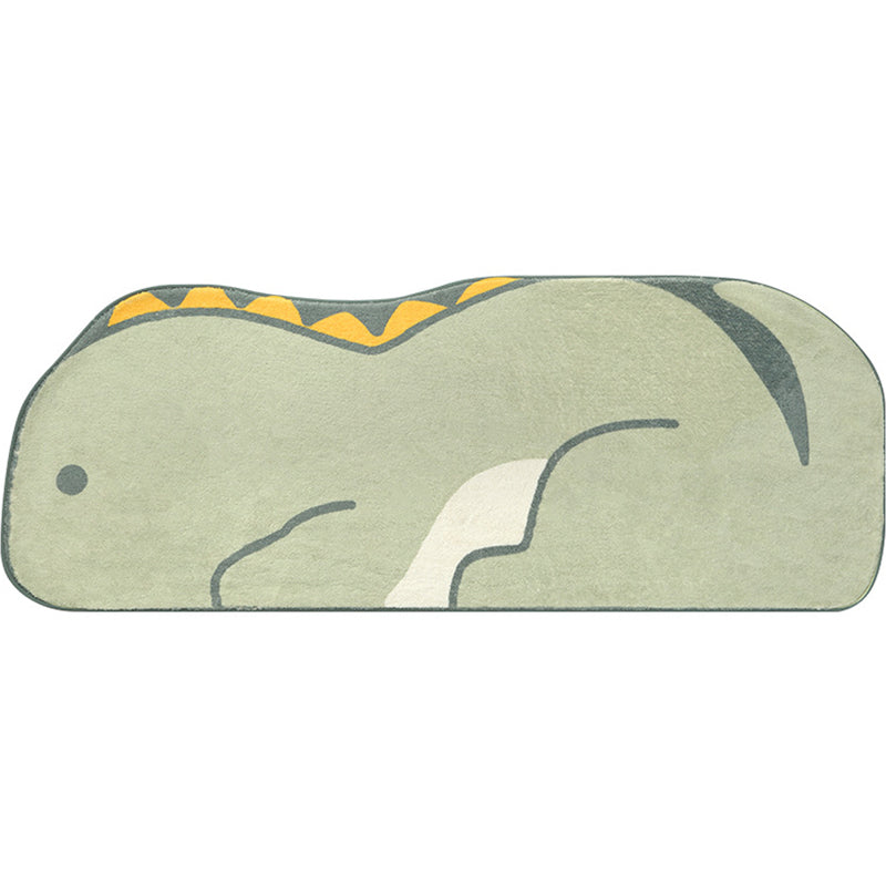 New Cartoon Animal Rug Multicolored Soothing Rug Synthetic Stain Resistant Non-Slip Rug for Children's Room