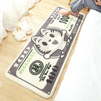 Casual Living Room Rug Multicolored Cartoon Plant Pattern Rug Synthetic Pet-Friendly Non-Slip Rug