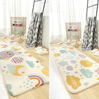 Colorful beautiful carpet polypropylene cartoon animal pattern rug non-slip washable area rug for children's bedroom