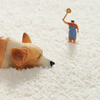 Colorful beautiful carpet polypropylene cartoon animal pattern rug non-slip washable area rug for children's bedroom