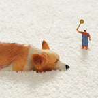 Comfort Children's Room Carpet Multicolored Cartoon Animal Area Rug Synthetic Easy Care Pet-Friendly Rug